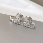 [Loco jewelrys]CREOLES MOVE UNO MINI 1 DIAMOND EARRINGS