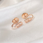 [Loco jewelrys]CREOLES MOVE UNO MINI 1 DIAMOND EARRINGS