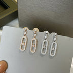 [Loco jewelrys]DORMEUSES MOVE UNO DIAMOND EARRINGS