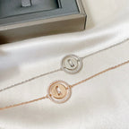 [Loco jewelrys]LUCKY MOVE PAVED DIAMOND BRACELET