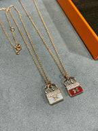 Loco H CIRCE MOISSANITE PENDANT NECKLACE GOLD