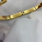 Loco CLASSIC HM CLIC WHITE 8MM ENAMEL BRACELET