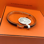 Loco CLASSIC HM CLIC BLACK 8MM ENAMEL BRACELET