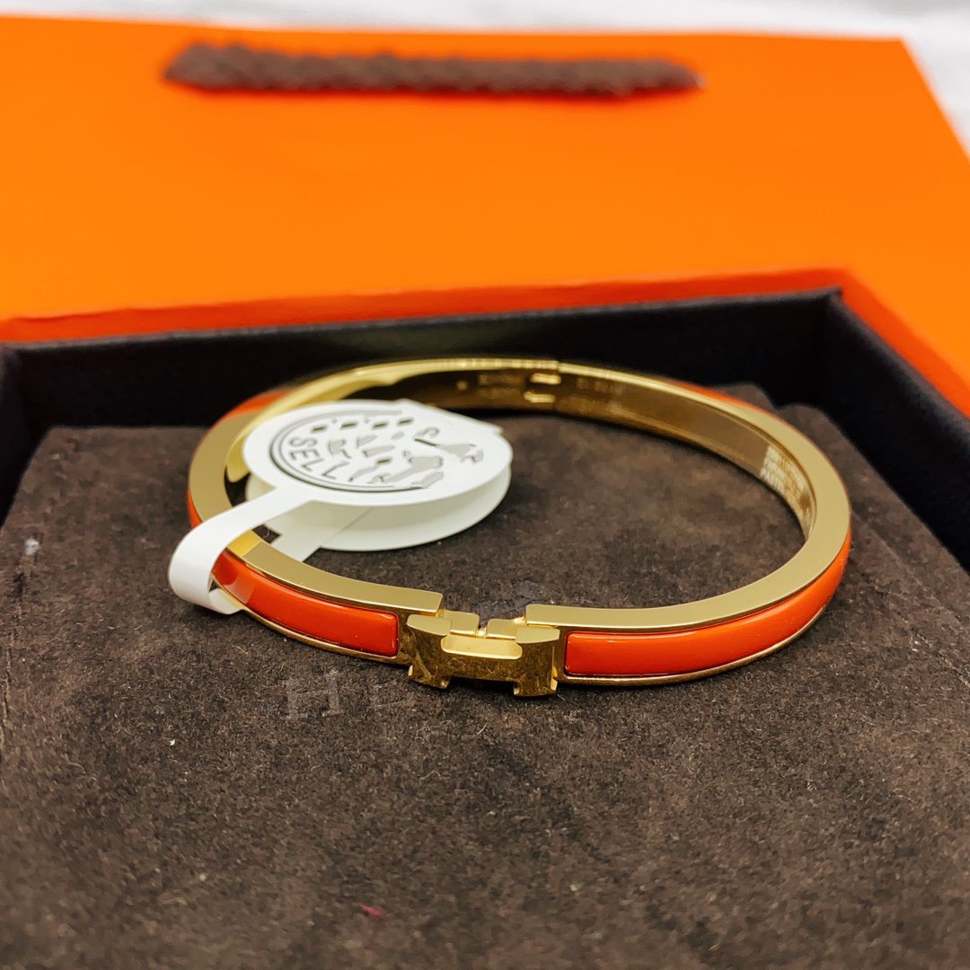 Loco CLASSIC HM CLIC RED 8MM ENAMEL BRACELET
