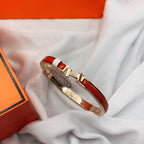 Loco CLASSIC HM CLIC RED 8MM ENAMEL BRACELET