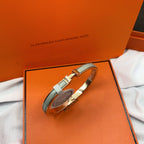 Loco CLASSIC HM CLIC GREEN 8MM ENAMEL BRACELET