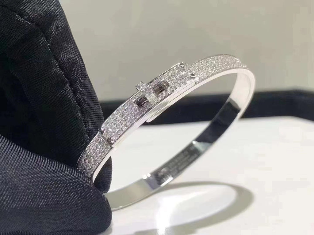 Loco HM KELLY BRACELET IN SILVER AND FULL PAVE DIAMOND