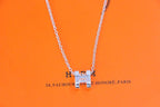 Loco HM NECKLACE H LETTER OVAL SERIES