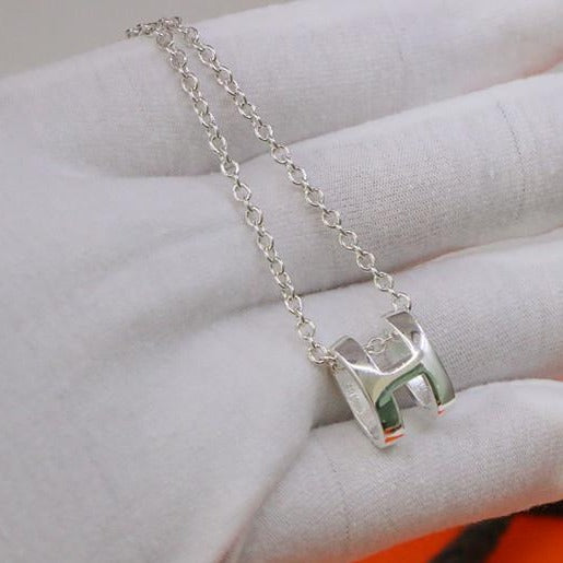Loco HM NECKLACE H LETTER OVAL SERIES