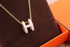 Loco HM CLIC YELLOW ENAMEL GOLD NECKLACE