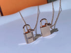 Loco HM ADVANCED NICHE LOCK HEAD NECKLACE DIAMONDS