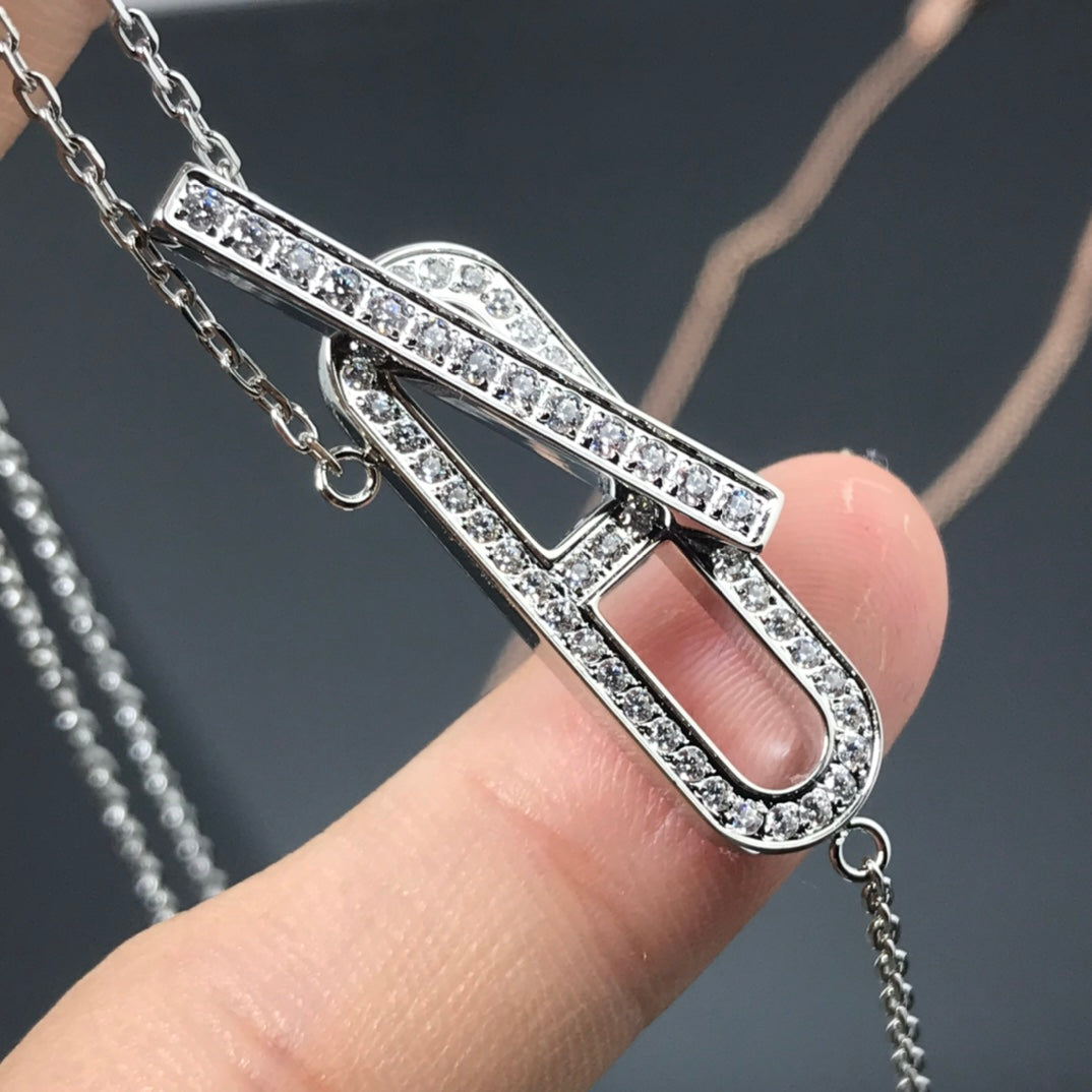 Loco HM NECKLACE PLATINUM ROSE GOLD DIAMOND