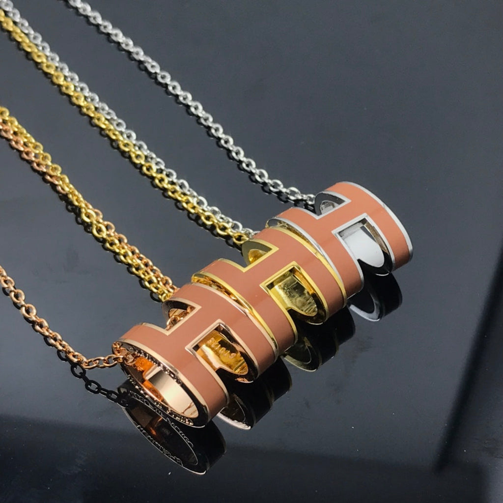 Loco H NECKLACE BROWN
