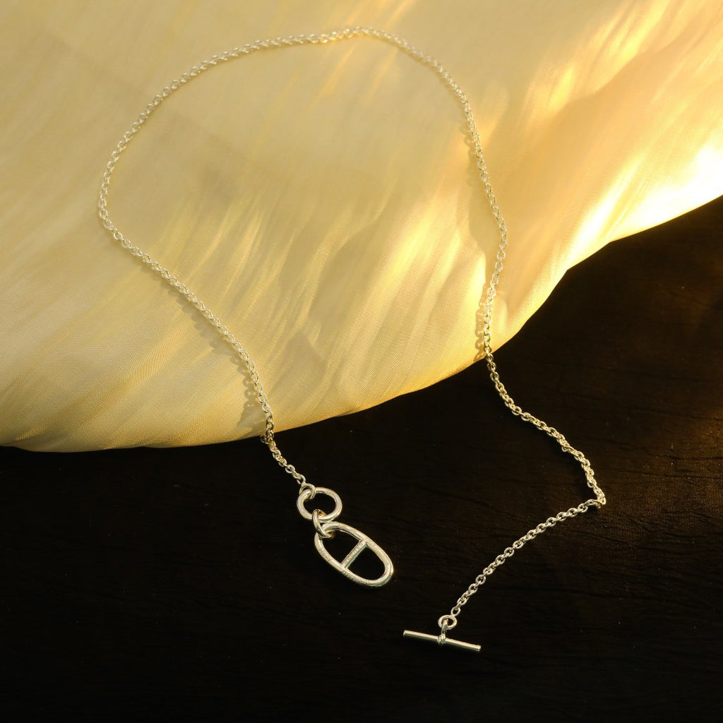 Loco HM CHAINE D'ANCRE PENDANT NECKLACE STERLING SILVER