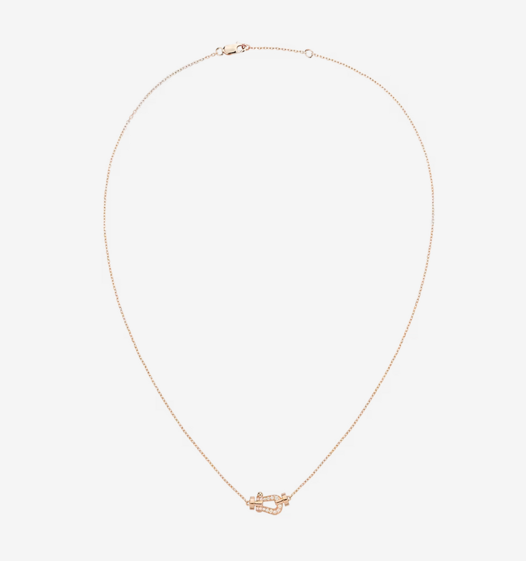 Loco FORCE 10 DIAMOND PINK GOLD NECKLACE MINI MODEL