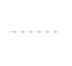Loco CLOVER 6 MOTIF SILVER DIAMOND BRACELET