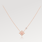 Loco STAR PINK MOP 1 DIAMOND PINK GOLD NECKLACE