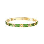 [Loco ] 2026 PAVE GEMSTONE LOVE BRACELET 6.1MM 10 DIAMONDS