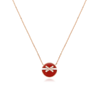Loco JEUX DE ROSE GOLD DIAMOND NECKLACE