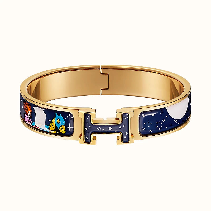 Loco H STAR AND MOON BRACELET 12MM