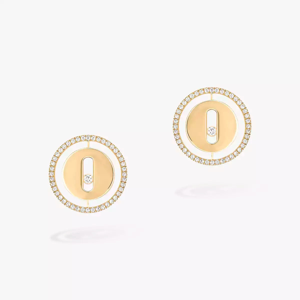 [Loco jewelrys]Lucky Move Diamond Earrings