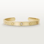 Loco LOVE BRACELET 6.1MM 1 DIAMOND OPEN CUFF