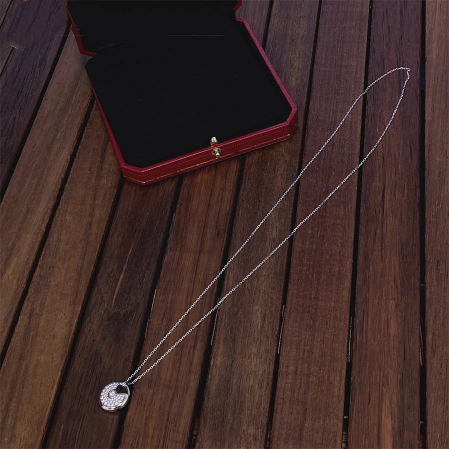 Loco AMULETTE SILVER FULL DIAMOND NECKLACE