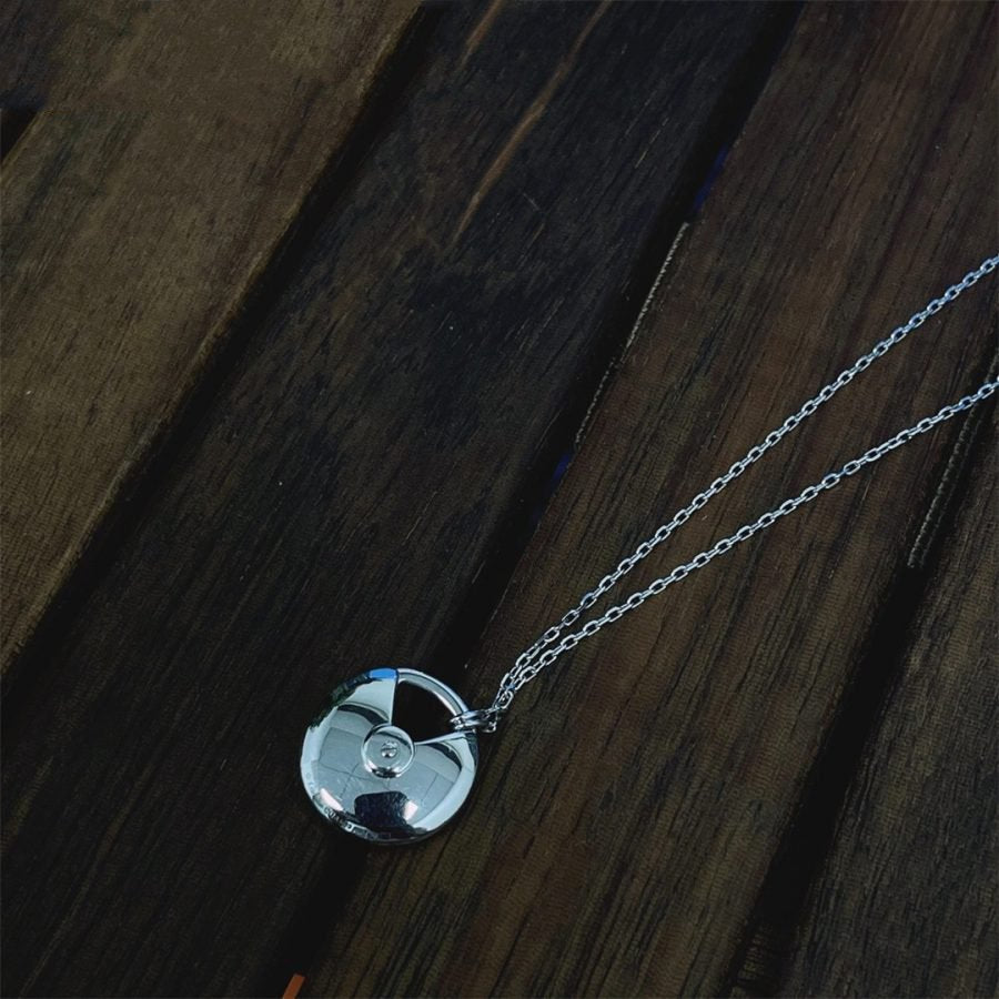 Loco AMULETTE SILVER FULL DIAMOND NECKLACE