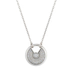 Loco AMULETTE SILVER FULL DIAMOND NECKLACE
