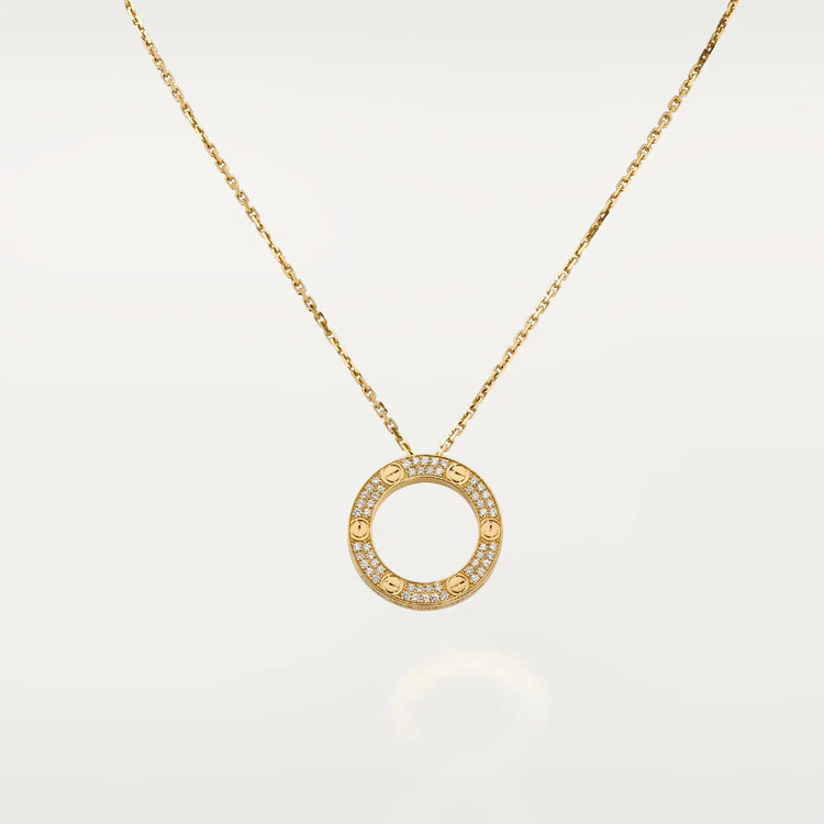 Loco LOVE NECKLACE ADJUSTABLE ROSE GOLD