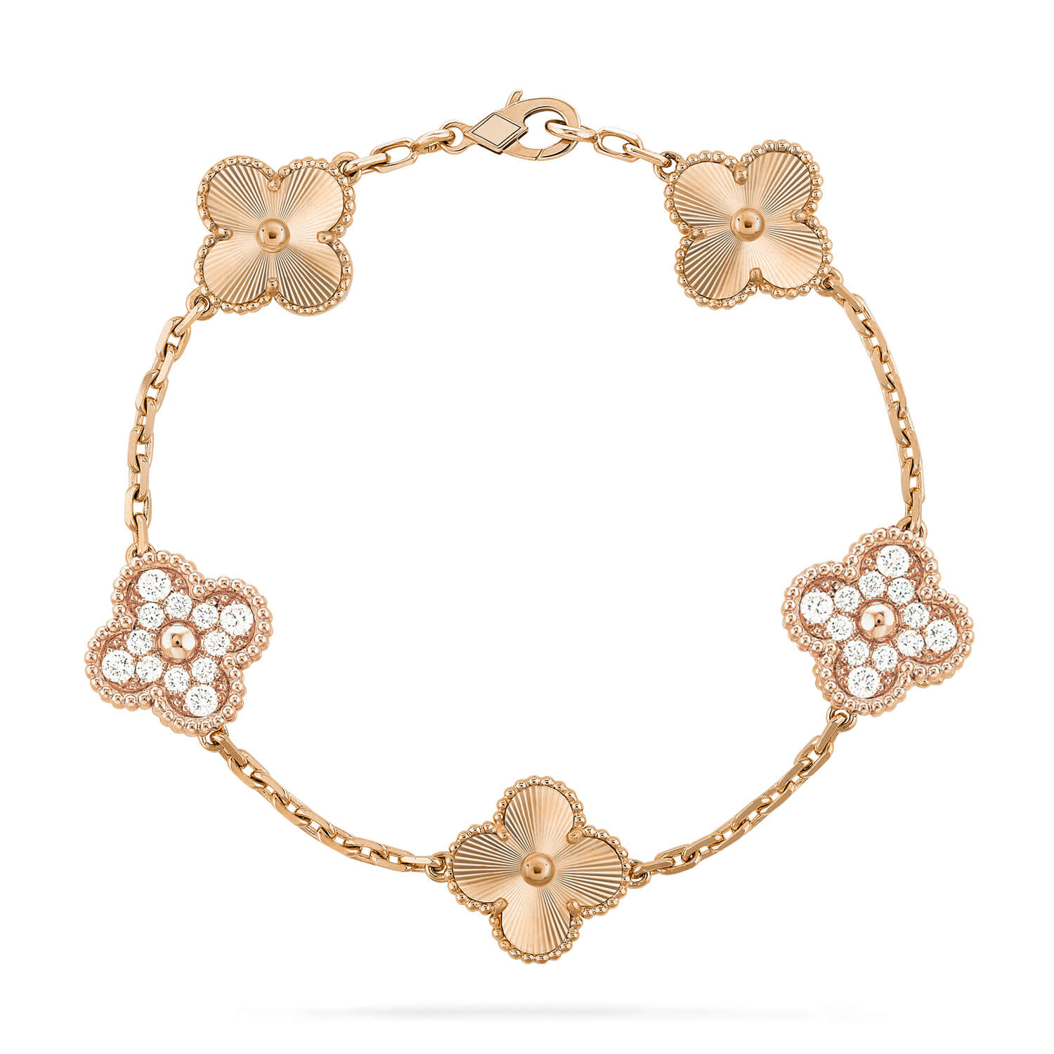 [Loco ]New  CLOVER 5 MOTIF LASER BRACELET COLLECTION