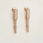 Loco CHAINE CHAOS DIAMOND DROP EARRINGS