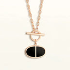 Loco CHAINE VERSO BLACK CERAMIC NECKLACE