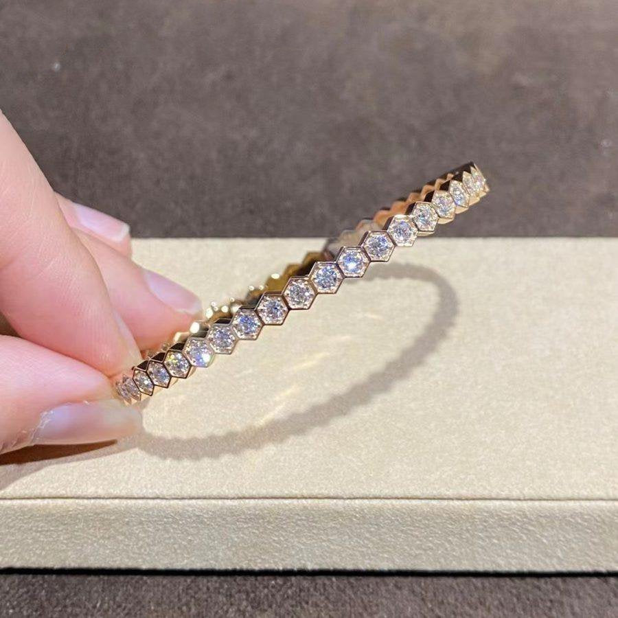 Loco BEE LOVE GOLD BRACELET FULL DIAMOND