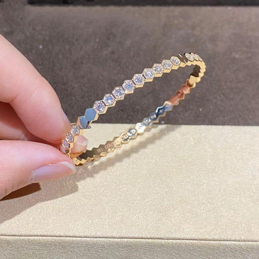 Loco BEE LOVE GOLD BRACELET FULL DIAMOND