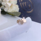 Loco BEE LOVE PINK GOLD DIAMOND EARRINGS