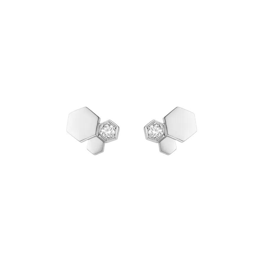 Loco BEE LOVE SILVER DIAMOND EARRINGS