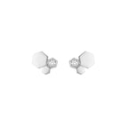 Loco BEE LOVE SILVER DIAMOND EARRINGS