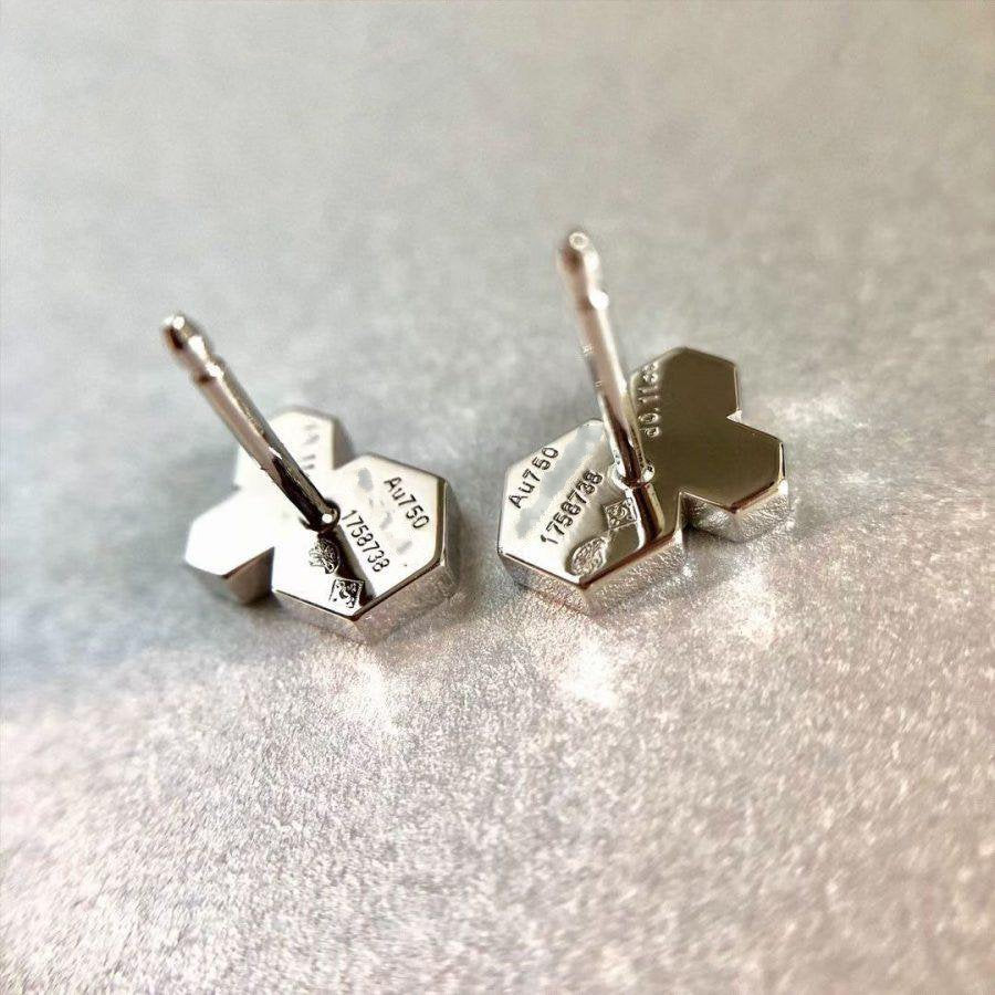Loco BEE LOVE SILVER DIAMOND EARRINGS