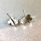 Loco BEE LOVE SILVER DIAMOND EARRINGS