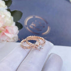 Loco BEE LOVE RING PINK GOLD DIAMOND