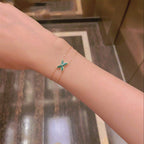 Loco JEUX BRACELET MALACHITE PINK GOLD 1 DIAMOND
