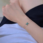 Loco JEUX BRACELET MALACHITE PINK GOLD 1 DIAMOND