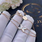 Loco JEUX BRACELET WHITE MOP PINK GOLD 1 DIAMOND