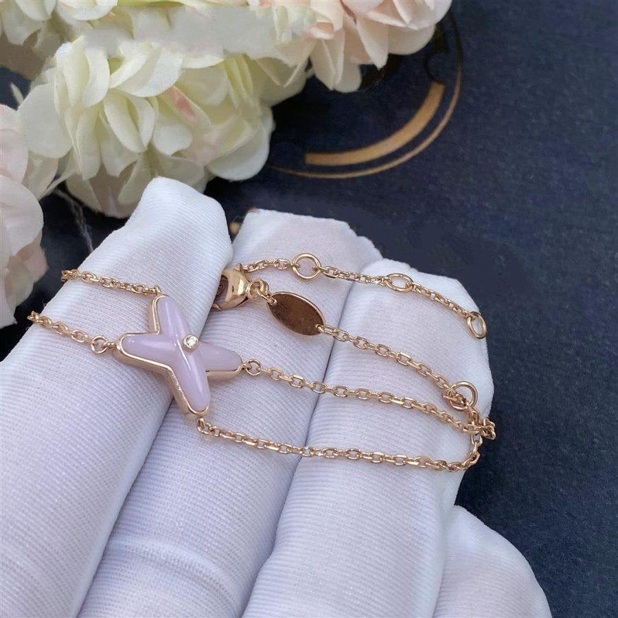 Loco JEUX BRACELET PINK MOP PINK GOLD 1 DIAMOND