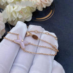Loco JEUX BRACELET PINK MOP PINK GOLD 1 DIAMOND