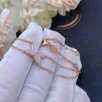 Loco JEUX BRACELET PINK MOP PINK GOLD 1 DIAMOND