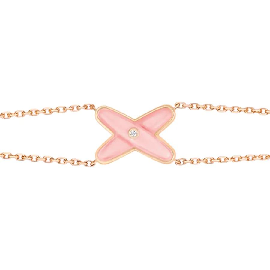 Loco JEUX BRACELET PINK MOP PINK GOLD 1 DIAMOND
