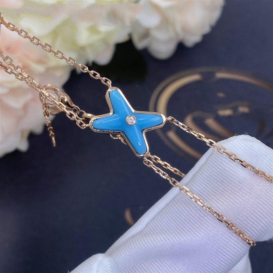 Loco JEUX BRACELET TURQUOISE PINK GOLD 1 DIAMOND