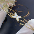 Loco JEUX BRACELET WHITE MOP GOLD 1 DIAMOND